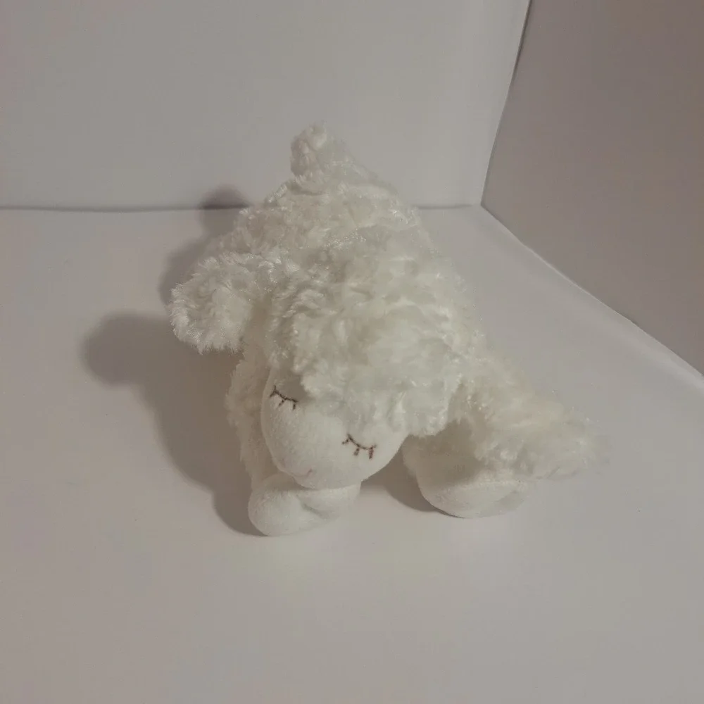 Baby Gund Winky White Baby Lamb  Stuffed Animal‎ with Rattle 8